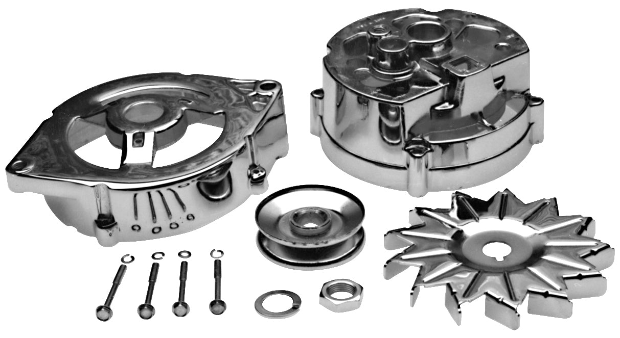 ProForm 66441 Alternator Case Kit Chrome For GM 73-86 using Internal Regulator Proform - Truck Part Superstore