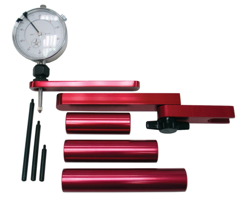 ProForm 66516 Pinion Depth Setting Tool Universal Dial Indicator 0-1.000 Inch Range Reads in 0.001 Increment Billet Aluminum Red Anodized Proform - Truck Part Superstore