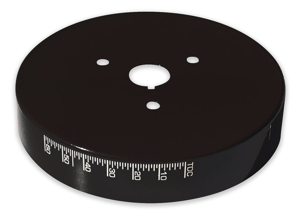 ProForm 66517BKC Engine Harmonic Balancer Cover Fits SB Chevy using 6-3/4 Inch Damper Black Proform - Truck Part Superstore