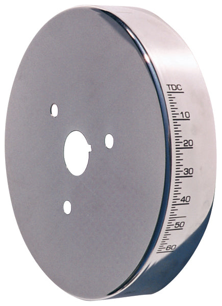 ProForm 66517CC Engine Harmonic Balancer Cover For SB Chevy using 6-3/4 Inch Damper Chrome Proform - Truck Part Superstore