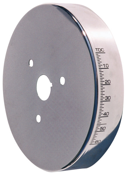 ProForm 66518CC Engine Harmonic Balancer Cover For SB Chevy using 8 Inch Damper Chrome Proform - Truck Part Superstore