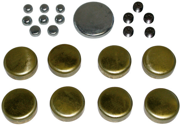 ProForm 66552 Brass Freeze Plug Kit For Big Block Chevy 396-454 Engines All Sizes Included Proform - Truck Part Superstore