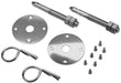 ProForm 66649 Hood Pin Kit Stainless 2 Pin Scuff Plates Safety Pins And Hardware Included Proform - Truck Part Superstore