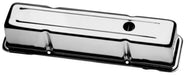 ProForm 66706 Engine Valve Covers Stamped Steel Tall Chrome w/Baffles Fits SB Chevy No Logos Proform - Truck Part Superstore