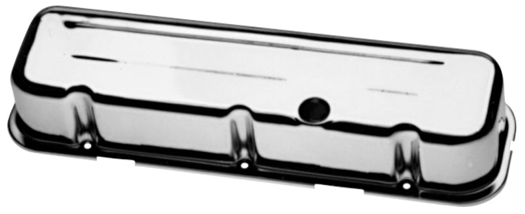 ProForm 66716 Engine Valve Covers Stamped Steel Tall Chrome w/Baffles Fits BB Chevy No Logos Proform - Truck Part Superstore