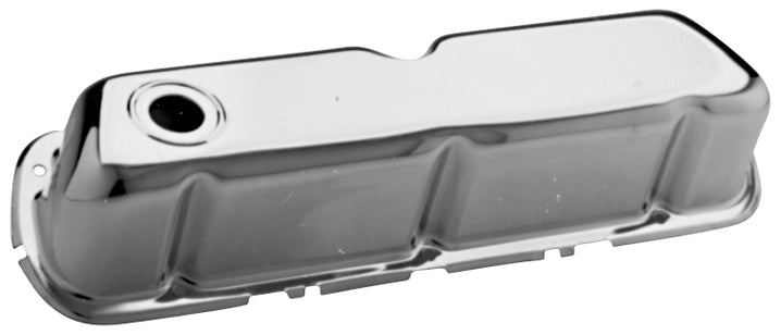 ProForm 66724 Engine Valve Covers Stamped Steel Std Height Chrome w/Baffles Fits SB Ford No Logos Proform - Truck Part Superstore