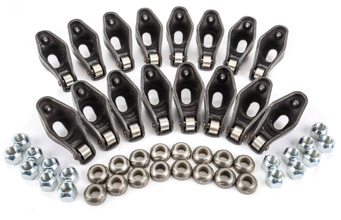 ProForm 66906C Engine Roller Rocker Arm Set 1.5 Ratio 3/8 Stud Stamped Steel Fits SB Chevy Clamshell Pack Proform - Truck Part Superstore