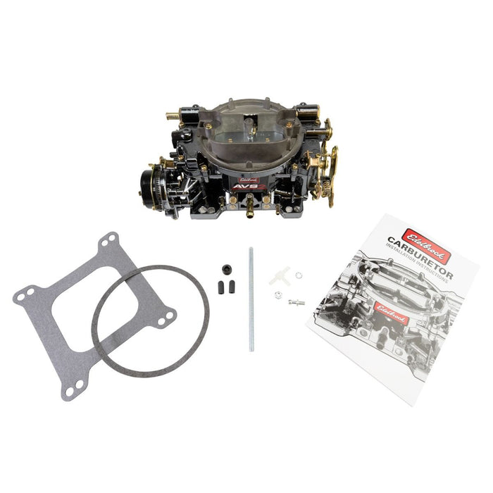 Edelbrock 1906-BP Edelbrock AVS2 650 CFM Carburetor #1906-BP Electric Choke, Black Plasma Finish - Truck Part Superstore