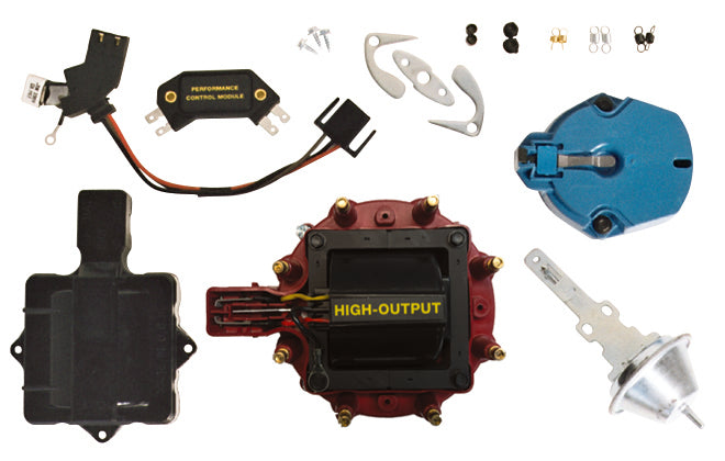 ProForm 66945RC Engine Distributor Tune-Up Kit Fits GM HEI V8 Dist w/Internal Coil Red Cap Proform - Truck Part Superstore