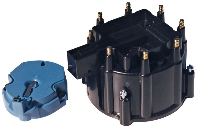 ProForm 66947BKC Engine Distributor Cap and Rotor Kit Fits GM HEI Dist w/Internal Coil Black Proform - Truck Part Superstore