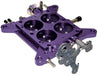 ProForm 67155 Carburetor Throttle Base Plate 4150 Model 650/700/750/800 CFM Mech. Sec. Carb Billet Aluminum Proform - Truck Part Superstore