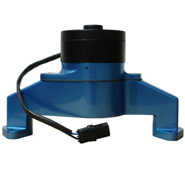 ProForm 68230B Electric Engine Water Pump Aluminum Blue Powder Coat Fits BB Chevy Engines Proform - Truck Part Superstore
