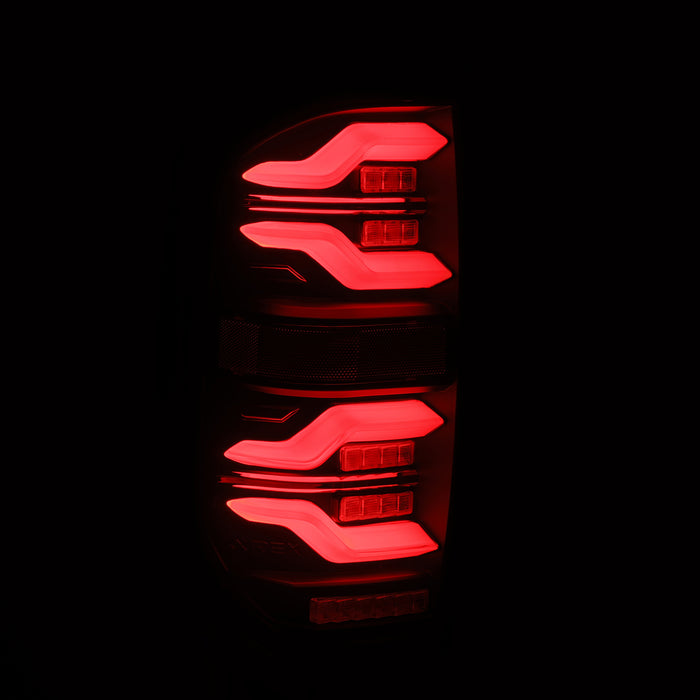 AlphaRex 672030 LED Taillights Alpha-Black - Truck Part Superstore