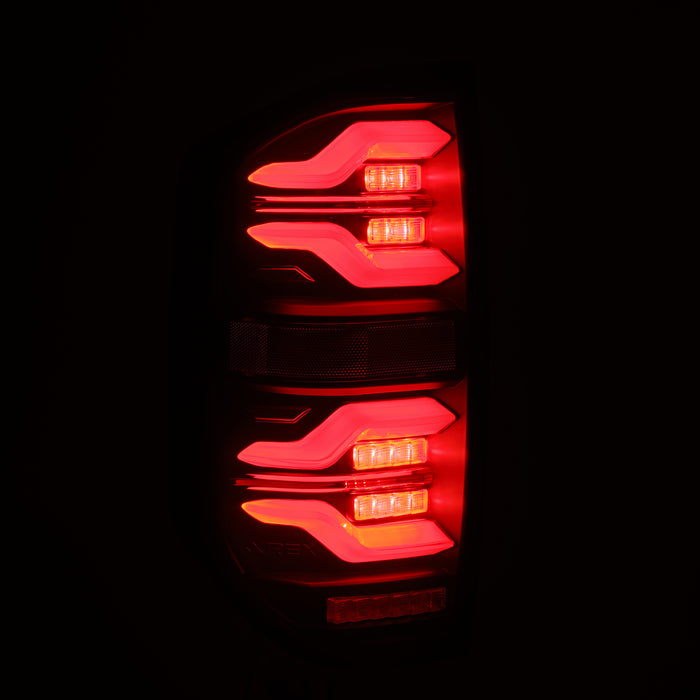 AlphaRex 672030 LED Taillights Alpha-Black - Truck Part Superstore