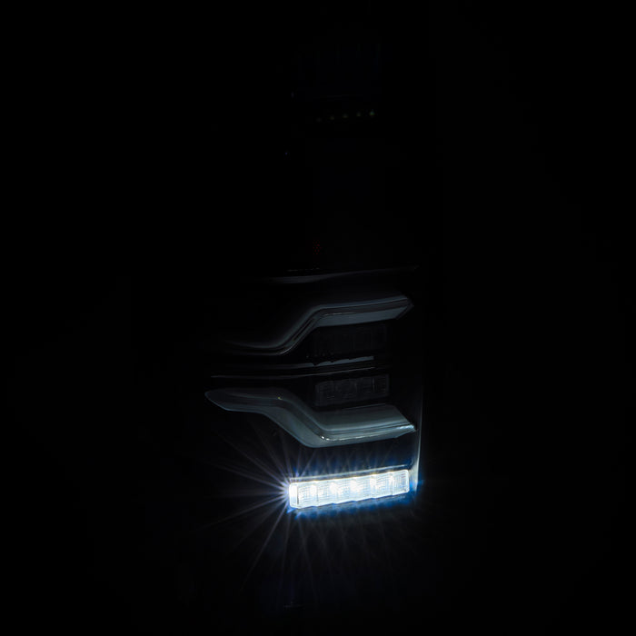 AlphaRex 672030 LED Taillights Alpha-Black - Truck Part Superstore