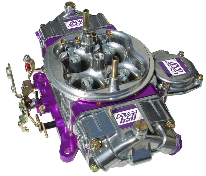 ProForm 67204 Engine Carburetor Race Series Model 650 CFM Vacuum Secondaries Proform - Truck Part Superstore