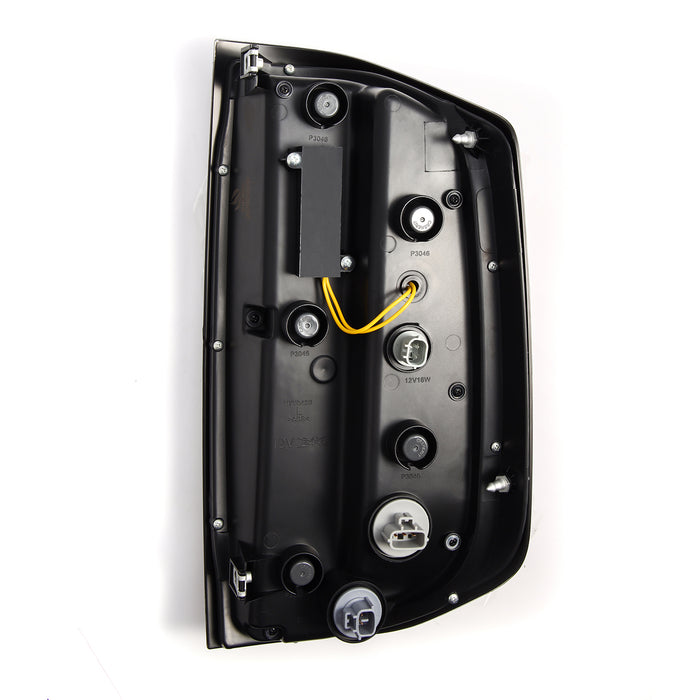 AlphaRex 672050 LED Taillights Black-Red - Truck Part Superstore