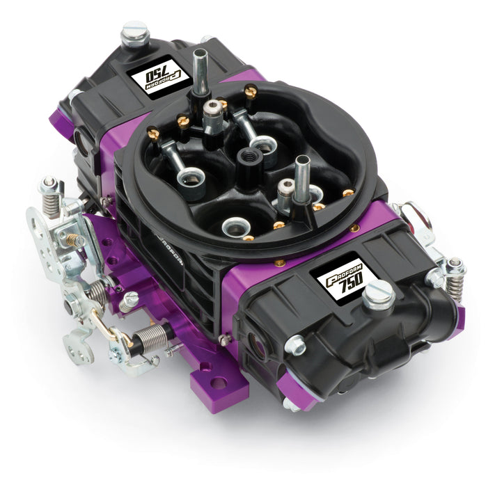 ProForm 67302 Black Race Series Carburetor 750 CFM Mechanical Secondary Black/ Purple Proform - Truck Part Superstore