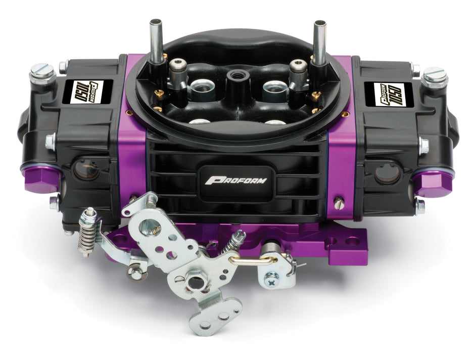 ProForm 67305 Black Race Series Carburetor 1050 CFM Mechanical Secondary Black/ Purple Proform - Truck Part Superstore