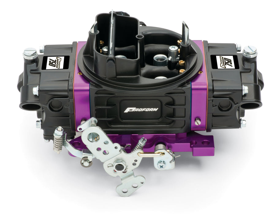 ProForm 67313 Black Street Series Carburetor 750 CFM Mechanical Secondary Black/ Purple Proform - Truck Part Superstore
