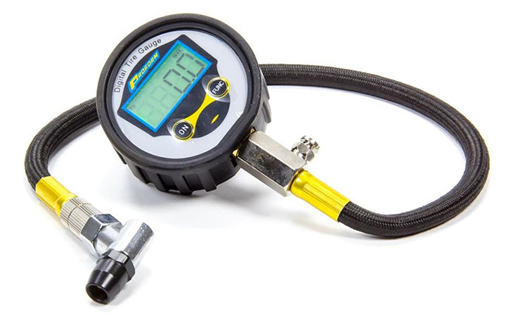ProForm 67395 Digital Tire Pressure Gauge 0-60 PSI Range 0.1 PSI Increments Backlit Screen Single Bleed Button 360 Degree Swivel Air Chuck Fitting Proform - Truck Part Superstore
