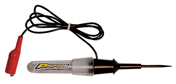 ProForm 67408 Circuit Tester for 12 Volt and 6 Volt Systems Probe Style With Insulated Clip Bulb Included Proform - Truck Part Superstore