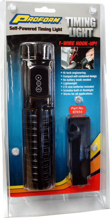 ProForm 67414 1-Wire Timing Light Self-Powered With 2 D-Size Batteries Simple One Wire Hook-Up Proform - Truck Part Superstore