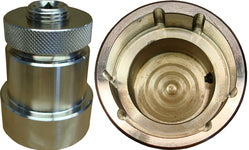 ProForm 67606 Engine Crankshaft Turning Nut Heavy Duty Chevy LS1 and LS6 Gen III Engine Crankshafts Steel Gold Iridate Proform - Truck Part Superstore