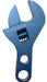 ProForm 67724 Adjustable AN Fitting Wrench Compact Stubby Design Fits AN Fitting Sizes 10AN-20AN Blue Anodized Billet Aluminum Proform - Truck Part Superstore