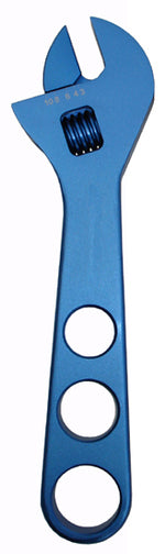 ProForm 67727 Adjustable AN Fitting Wrench Fits AN Fitting Sizes 3AN-8AN Blue Anodized Billet Aluminum Proform - Truck Part Superstore
