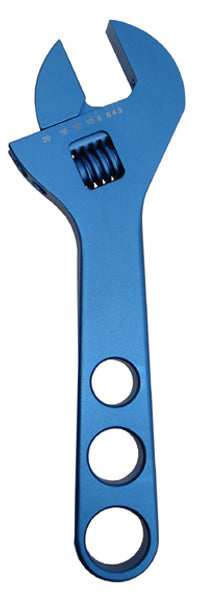 ProForm 67728 Adjustable AN Fitting Wrench This Wrench Fits AN Fitting Sizes 10AN-20AN Blue Anodized Billet Aluminum Proform - Truck Part Superstore