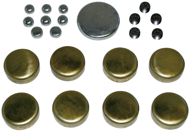 ProForm 66554 Brass Freeze Plug Kit For Ford 352/390/428 Engines All Sizes Needed Included Proform - Truck Part Superstore