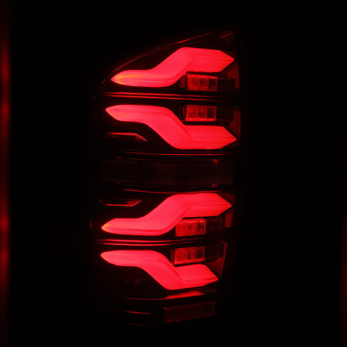AlphaRex 680000 LED Taillights Black-Red - Truck Part Superstore