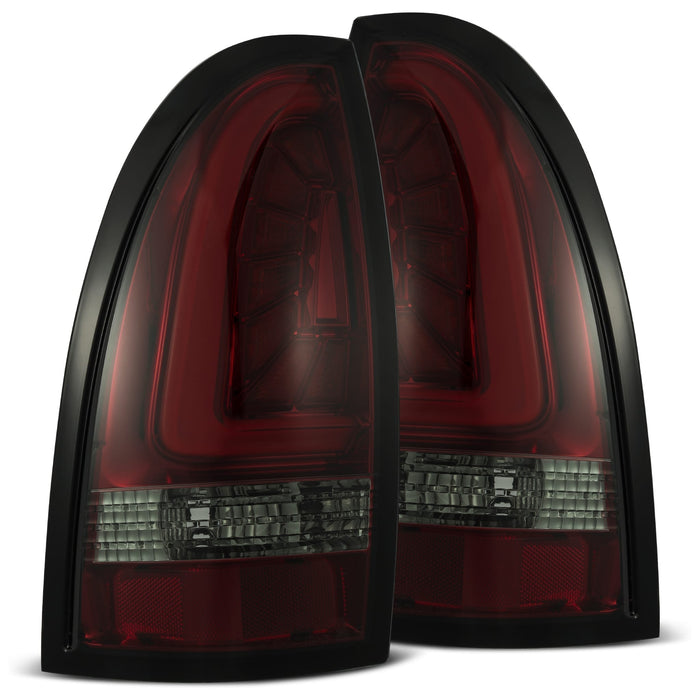 AlphaRex 680040 LED Taillights Red Smoke - Truck Part Superstore