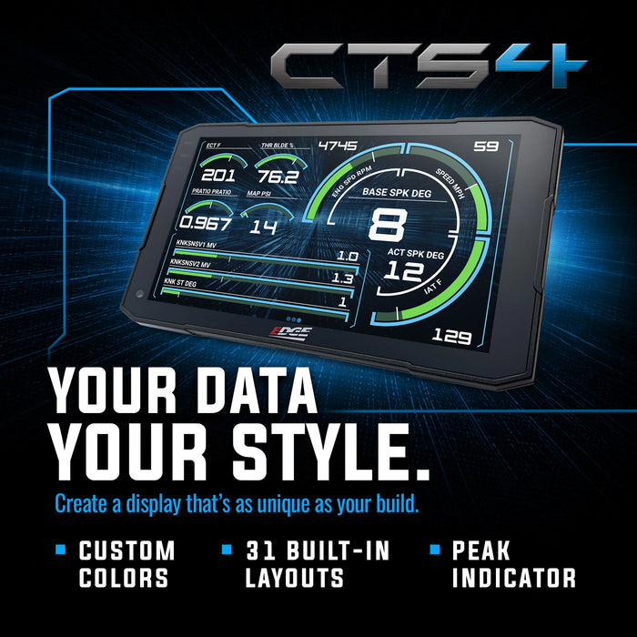 Edge Products 84130-4 Insight CTS4 Digital Gauge Monitor