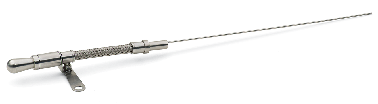 ProForm 68056 Oil Dipstick Kit Push-In Type Flexible Stainless Timing Cvr 289/302/351W Proform - Truck Part Superstore