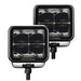Go Rhino 750400321SCS Blackout Series Lights - Pair of 3x3 Cube Spot Light Kit - Truck Part Superstore