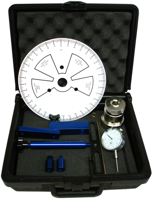 ProForm 68786 Camshaft Degree Wheel Kit Heads Off GM LS 9 Inch Wheel with Dial Indicator Steel and Billet Aluminum Kit Proform - Truck Part Superstore