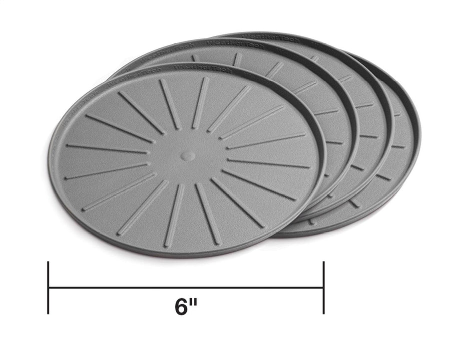 Weathertech 8A6CSTGR Round Coaster Set - Truck Part Superstore