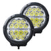 Go Rhino 750700623DRS Bright Series Lights - Two Round 6" LED Driving Light Kit W/Daytime RunningLight - Truck Part Superstore