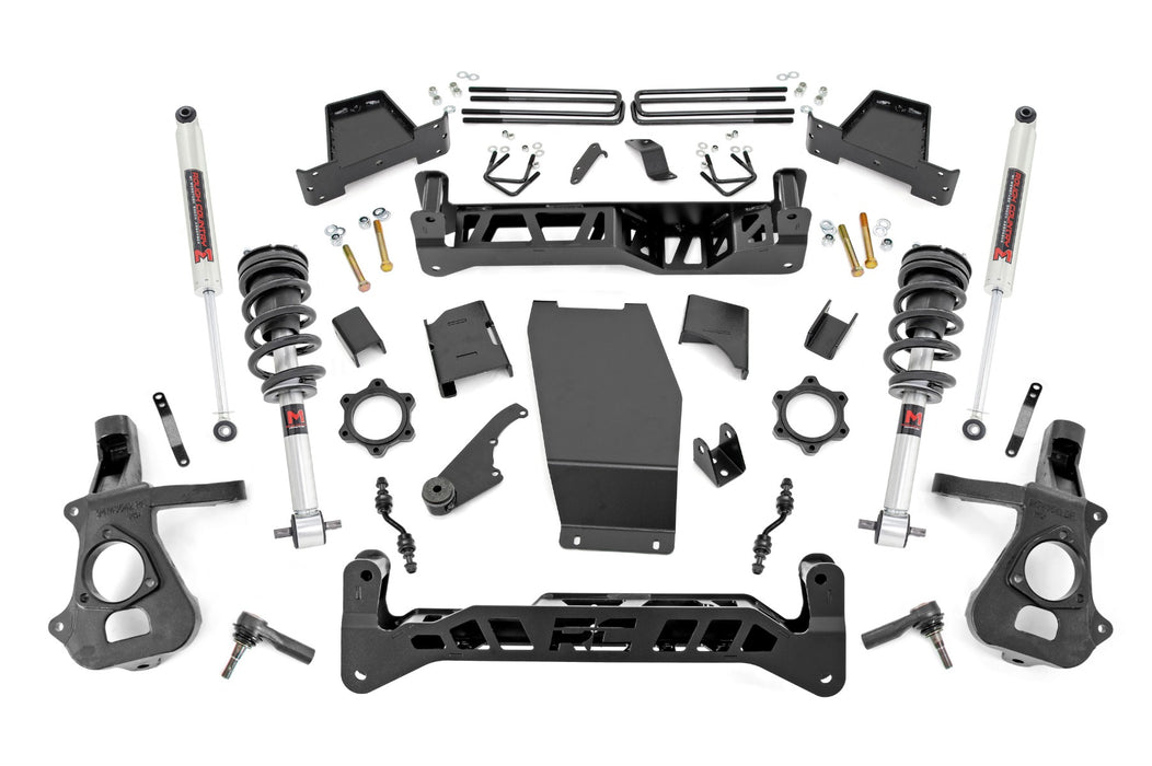 Rough Country 17440 7 Inch Lift Kit - Alum/Stamp Steel - M1/M1 - Chevy/GMC 1500 (14-18) - Truck Part Superstore