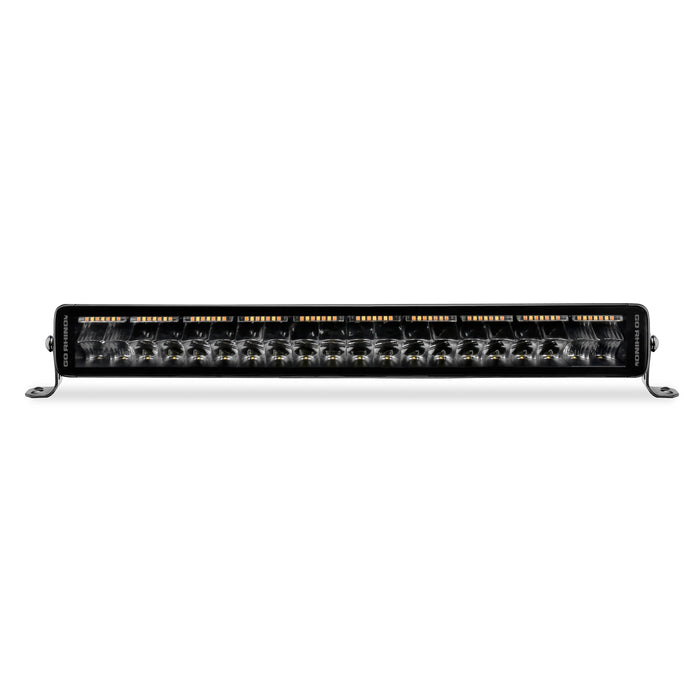 Go Rhino 752002112CDS Blackout Combo Series Lights - 21.5" Double Row Light Bar With Amber Lighting - Truck Part Superstore