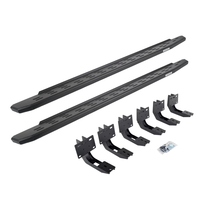 Go Rhino 69630680PC RB30 Running Boards with Mounting Bracket Kit - Truck Part Superstore