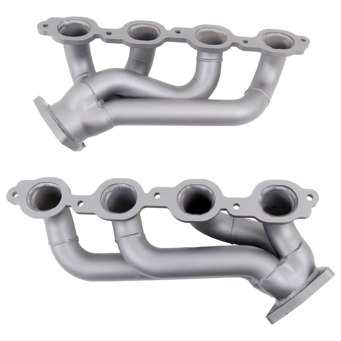 BBK Performance Parts 4047 2014-2018 Chevy GM Truck 5.3L 6.2L 1-3/4 Shorty Headers (TITANIUM CERAMIC) - Truck Part Superstore