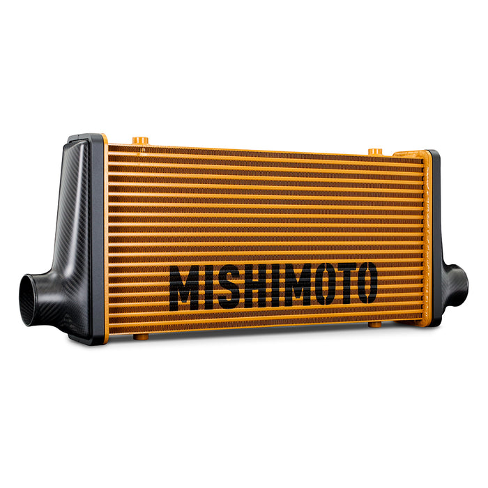 Mishimoto MMINT-UCF-M4B-S-BK MMINT-UCF, Matte Tanks, 450mm Black Core, Straight, Black Anodized V-Band - Truck Part Superstore
