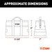 CURT 70004 CURT 70004 Towing Accessories Storage Tool Bag, 14 Pockets, Reinforced Webbing - Truck Part Superstore