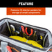 CURT 70004 CURT 70004 Towing Accessories Storage Tool Bag, 14 Pockets, Reinforced Webbing - Truck Part Superstore