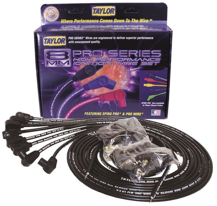 Taylor Cable 70034 8mm Pro Wire Ignition Wire Set - Truck Part Superstore