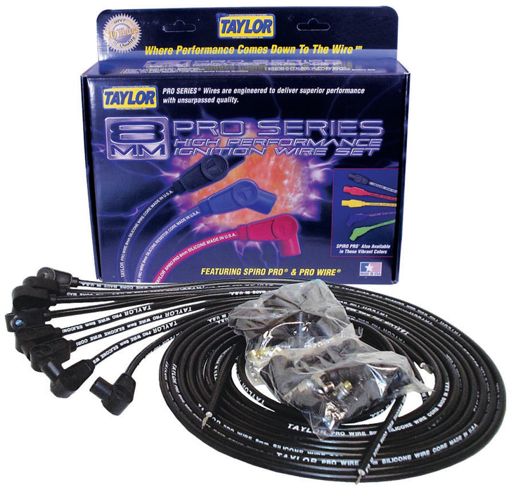 Taylor Cable 70064 8mm Pro Wire Ignition Wire Set - Truck Part Superstore