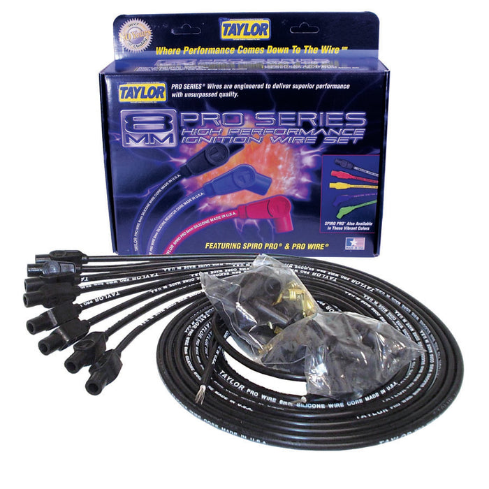 Taylor Cable 70054 8mm Pro Wire Ignition Wire Set - Truck Part Superstore